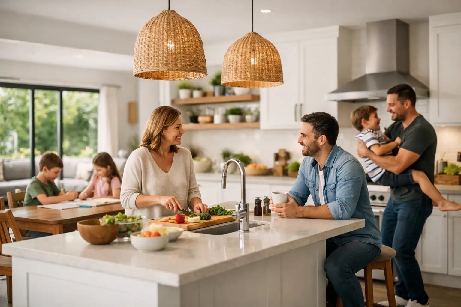 An Open Plan Kitchen Case Study for Family Life