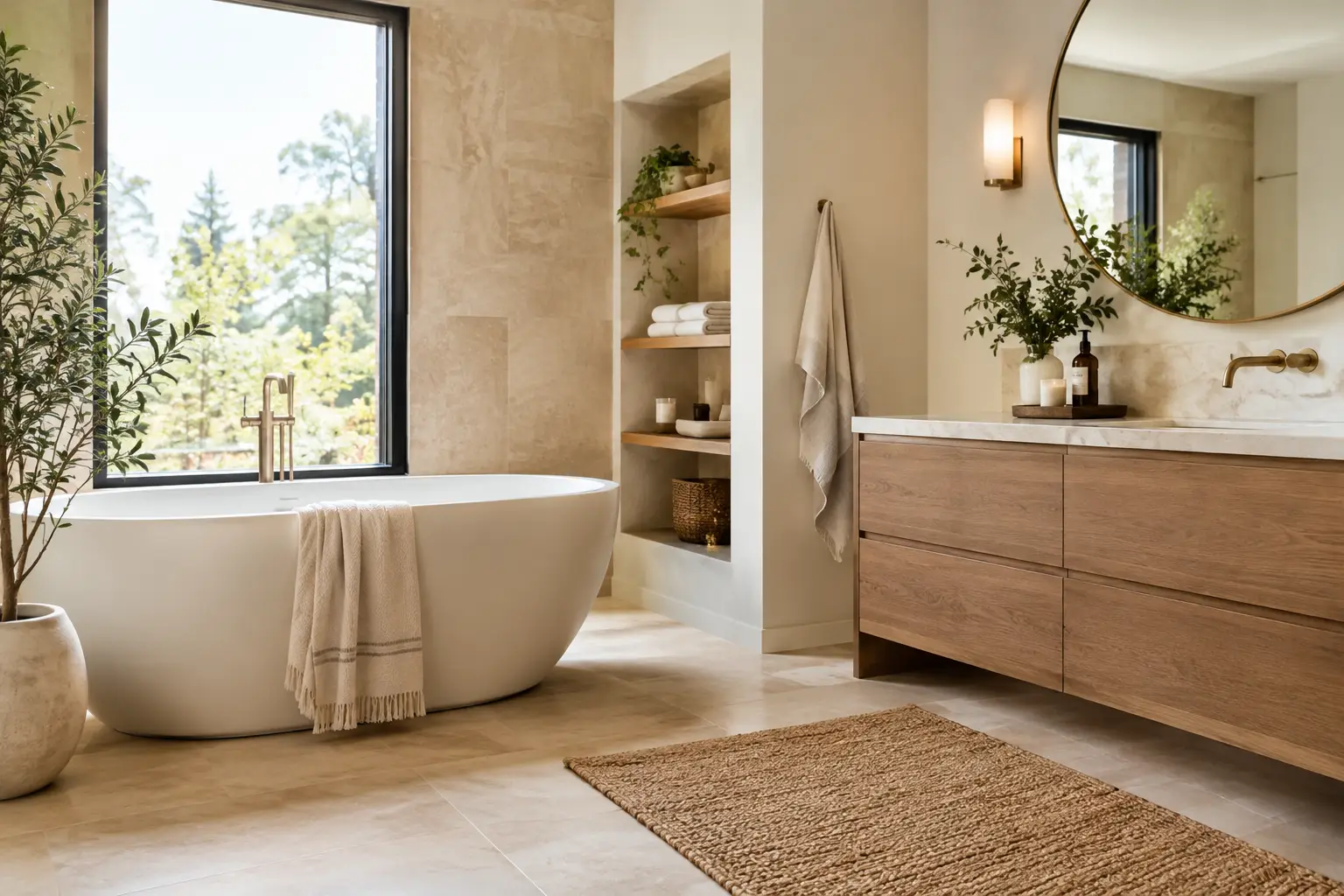 How to Create a Spa Bathroom That Feels Timeless